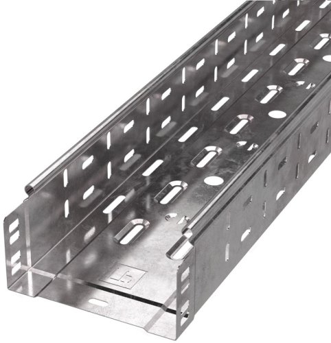 Лоток перфорированный Промрукав Стандарт 150х80х3000 сталь 0,7мм фото Лоток перфорированный Промрукав Стандарт 150х80х3000 сталь 0,7мм картинка